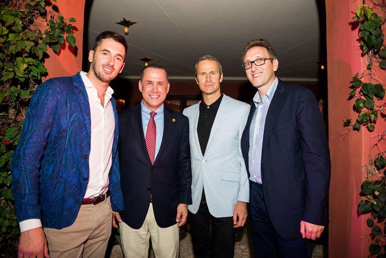 Ottavio Missoni, Mayor Philip Levine, Vladislav Doronin, Jonathan Goldstein