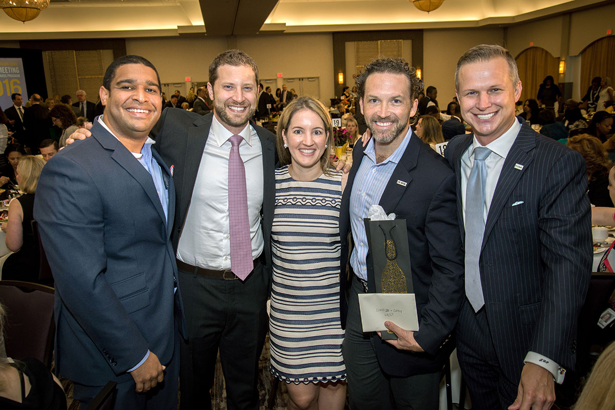 United Way Young Leaders Matthew Anderson Matthew Grosack Silvia Larrieu Charlie West And Dustin Symes Brickell Magazine
