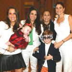 Amy Sayfie Zichella, Stephanie Sayfie Aagaard, Suzie Sayfie, & Lisa Sayfie Ranawat and family at Miami City Ballet’s Nutcracker Magic Gala