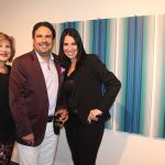 Roberto Cortes Biscayne Art House Director, Ana Maria De Piña, Biscayne Art House Manager and Ninoska Huerta, Ninoska Huerta Gallery