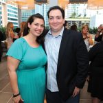 Norwegian Cruise Line Marketing Specialist Marleen Herrera and Brustman Carrino Public Relations VP Larry Carrino