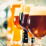 Beer taps in a pub