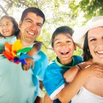 Family Happiness Parents Holiday Vacation Activity Concept