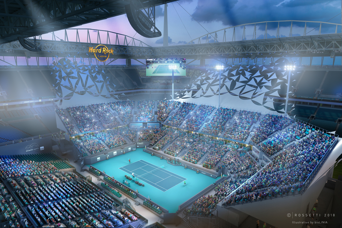 Bringing Miami Open tennis to Hard Rock Stadium