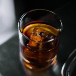 old fashioned classic cocktail in glass