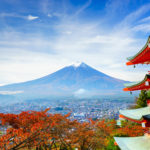 Mt. Fuji with Chureito Pagoda, Fujiyoshida, Japan