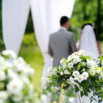 White flowers wedding decorations