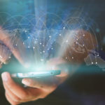World map connected, social network, globalization business, soc