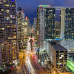 Cityscape of Miami DownTown, Florida, USA.