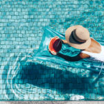Watermelon in the pool