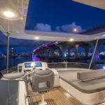 Sirena 64 at the Miami boat show.