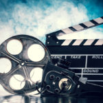 Retro film production accessories still life