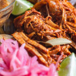 Cochinita Pibil, Served With Yucatecan Habanero Sauce And Pickled Onions