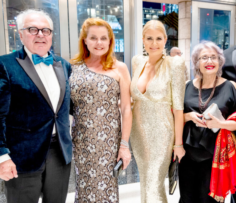FGO Board Chairman Per-Olof Lööf w/ wife Robin & Sissi Fleitas w/ Dinorah Argüelles