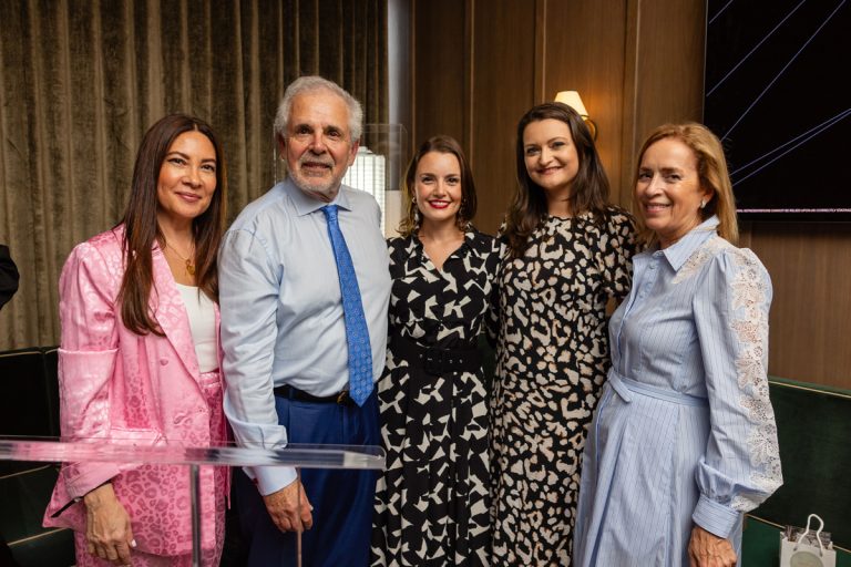 Cristina Zacapa, Russell Galbut, Giulia Laugerom Shelley Baxter & Alicia Cervera