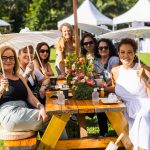 Ladies enjoying the EmpowHER Miami Marketplace