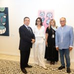 Consul Edgar Monroy, Isa Zapata, Monica Trujillo & Colombia Consul General in Miami Dr. Fernando Marmolejo Roldán