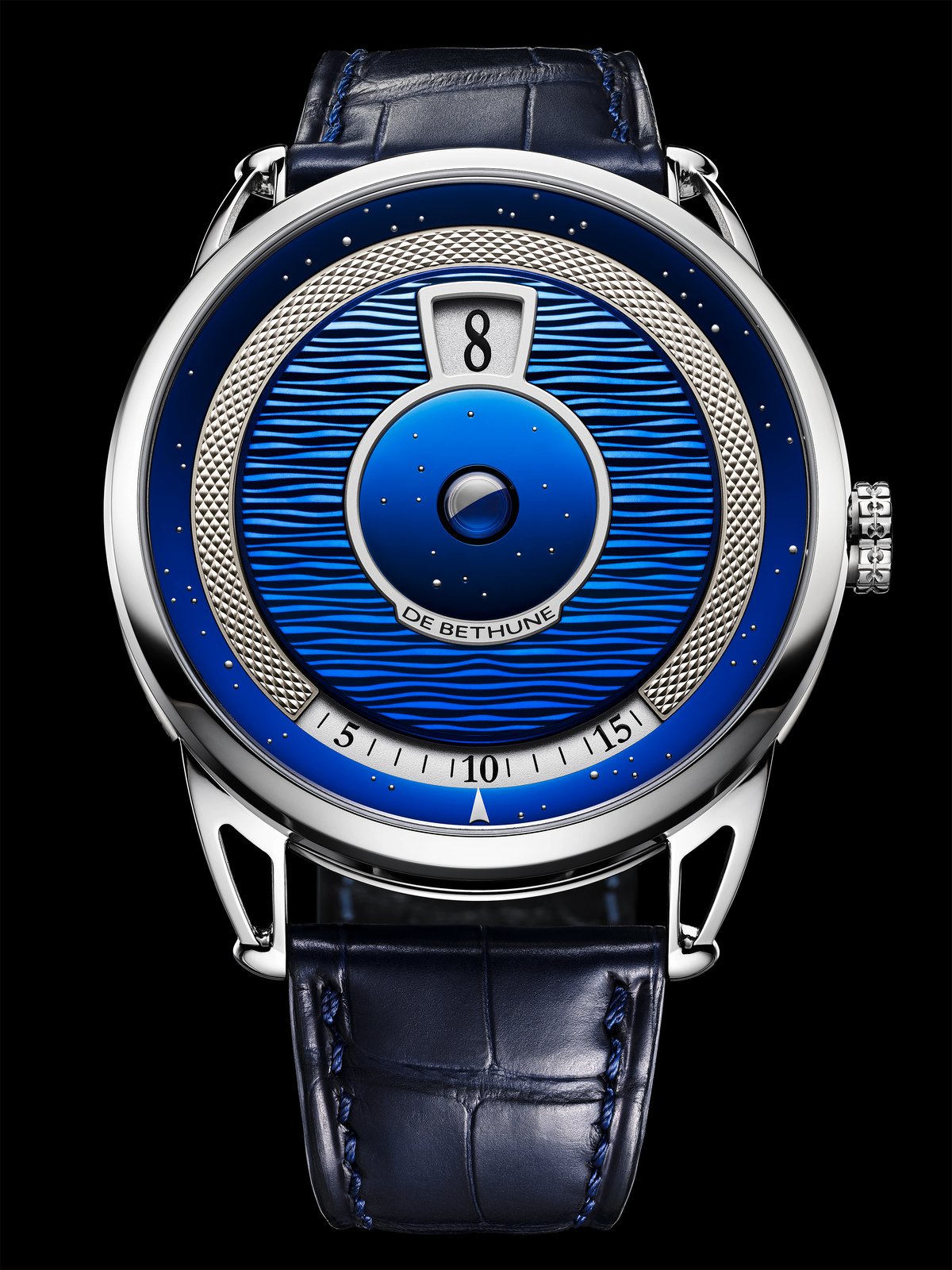 De Bethune DB25 Digitale: Jumping Hour and Spherical Moon
